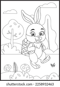 Happy Easter Coloring Pages for Kids