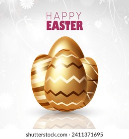Happy Easter. Cute Easter Bunny Ears Background. Happy Easter Vector illustration.