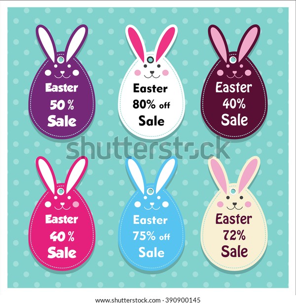 Easter Bunny Tags 50 