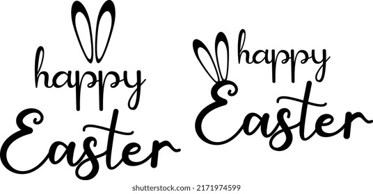 Happy easter. Cute easter designs.