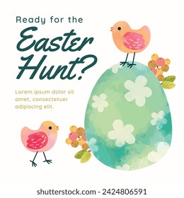 Happy Easter Day. Easter background. Cartoon Vector illustration design for Poster, Banner, Greeting, Card, Post, Cover, Flyer, Promotion. March 31. Christian festival. Easter Sunday celebration.