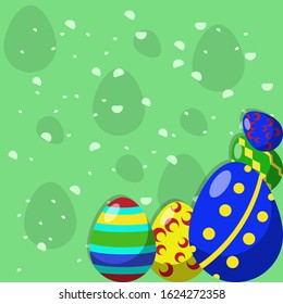 Happy Easter Day background, for social media, greeting cards or anything you want, you can add text in it.