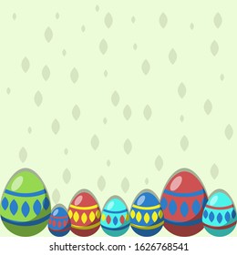 Happy Easter Day background, for social media, greeting cards or anything you want, you can add text in it.