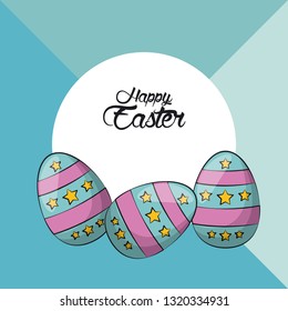 Happy easter day card