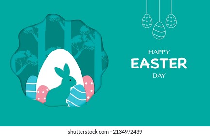 Happy Easter Day Card Template