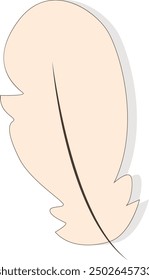 Happy Easter Day Clipart. Flat Vector Illustration Isolated on White Background
