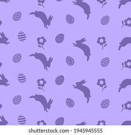 Happy easter day. Colorful easter egg pattern seamless background. design for mask face, pillow, clothing, fabric, gift wrap. Vector.