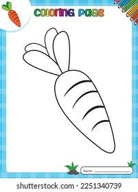 Happy Easter day. Coloring page for kids. Activity Book.