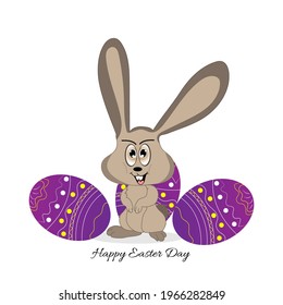 concepto de feliz día de Pascua. vector de ilustración