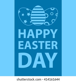 Happy easter day design illustration 03