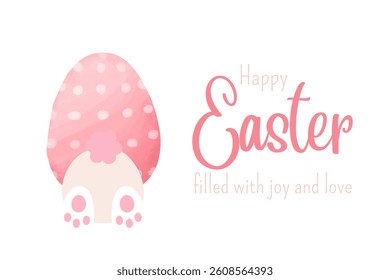 Happy Easter Day Design Vector Illustration.  Suitable for Poster Banner Flyer and Brochure Template	