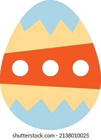 Happy easter day and easter egg 