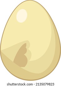 Happy easter day with funny bunny and pattern basket eggs