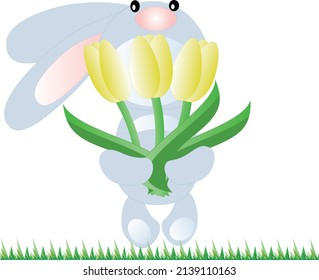 Happy easter day easter gnomes easter day background