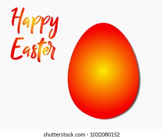 happy easter day greeting card on colorful background, template design, colorful egg, beautiful color