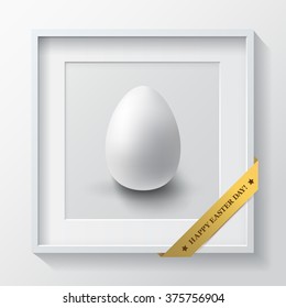 Happy Easter Day greeting card with colored eggs and flowers.
Hand Drawn and Handwritten Design Elements. Vector illustration 
Lettering Design.