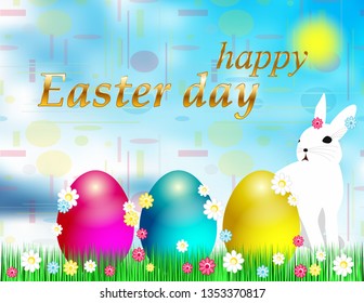 Happy Easter day greeting cards