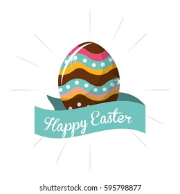 happy easter day icon
