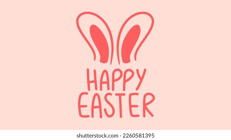 Happy Easter Day ,illustration  Vector EPS 10