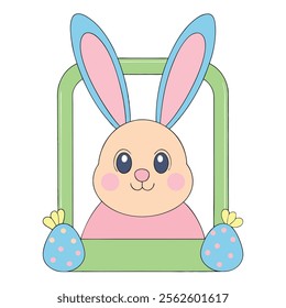 Happy Easter Day Illustrations | Modern Vector Art on Clean Background