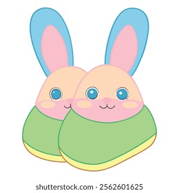 Happy Easter Day Illustrations | Modern Vector Art on Clean Background