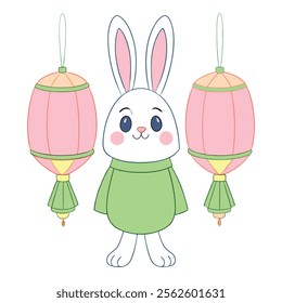 Happy Easter Day Illustrations | Modern Vector Art on Clean Background