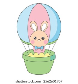 Happy Easter Day Illustrations | Modern Vector Art on Clean Background