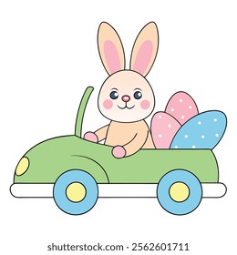 Happy Easter Day Illustrations | Modern Vector Art on Clean Background