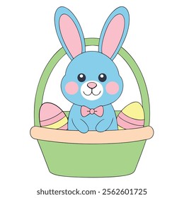 Happy Easter Day Illustrations | Modern Vector Art on Clean Background