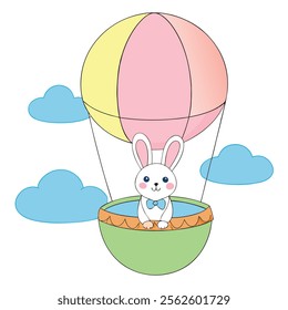 Happy Easter Day Illustrations | Modern Vector Art on Clean Background