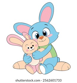 Happy Easter Day Illustrations | Modern Vector Art on Clean Background