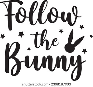 Happy easter day inspirational quote with bad bunny and other objects