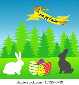 
happy easter day nature 