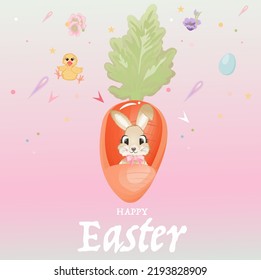 Happy Easter Day Royalty Free Illustration.