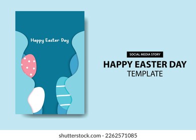 Happy Easter Day Social Media Template