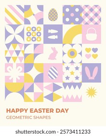 Happy Easter day spring background