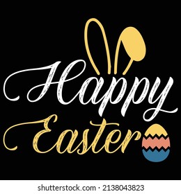 Happy easter-  Happy easter day t shirt design