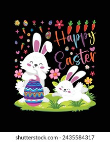 Happy Easter day t shirt design