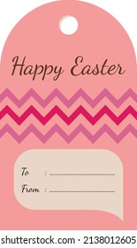 Happy easter day and easter day and easter ticket