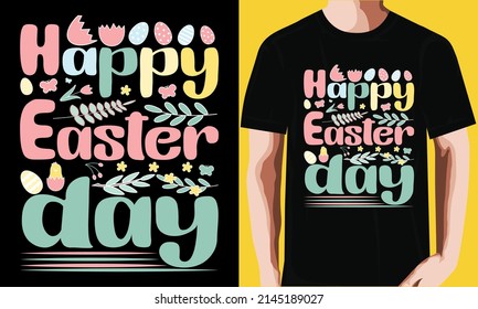 Happy Easter Day t-shirt design