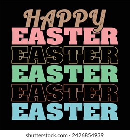HAPPY EASTER  EASTER DAY T-SHIRT DESIGN,