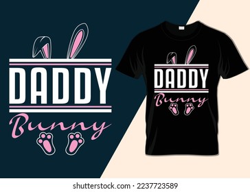 Happy Easter day Typography T-shirt designs 