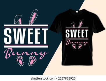 Happy Easter day Typography T-shirt designs 