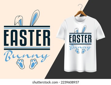 Happy Easter day Typography T-shirt designs 