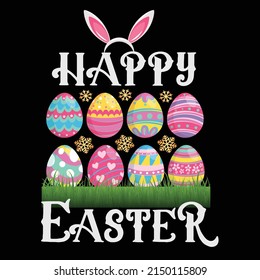Happy easter day unique  tshirt design