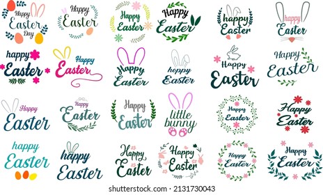 Happy Easter Day Vector design illustrationa isolated