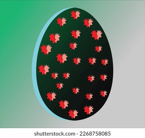 happy Easter Day vector design