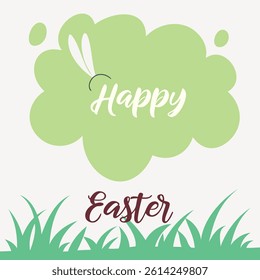 Happy Easter day  vector element design.  for banner, poster or flyer , ad, promotion, web-banner, article and seasonal projects	
