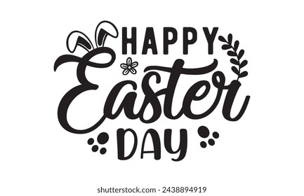 Feliz día de Pascua, svg de Pascua, conejo, conejito, feliz día de Pascua tipografía diseño de camiseta Paquete, Pascua retro, divertido, huevo, ilustración vectorial para imprimir, vacaciones, archivos de corte Cricut, silueta, png, cara