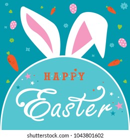 Happy, Easter decoration